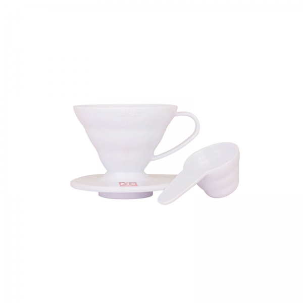 Coffe dripper plastikowy V60 01 Biały - Etno Cafe