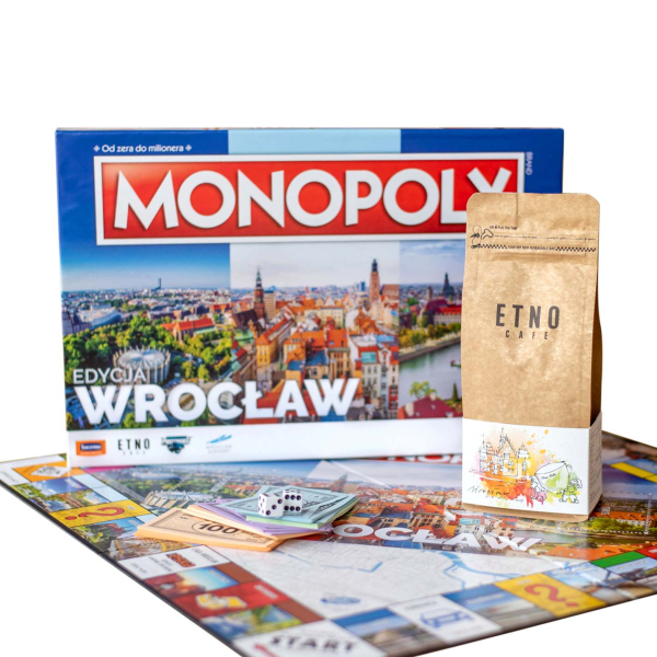 Monopoly Wrocław z kawą w prezencie